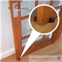 Butoir Butée Bloque-Porte Chromé - Type Pivotant - Monté sur le Sol - Beige - par Lifeswonderful