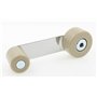 Butoir Butée Bloque-Porte Chromé - Type Pivotant - Monté sur le Sol - Beige - par Lifeswonderful