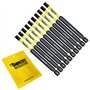 10 x SabreCut SCRSL689_10 89 mm SL6 Jeu d'embouts de tournevis à percussion magnétique à fente Single End Heavy Duty Compatible