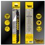 3 x SabreCut SCRS1543HM_3 scies sabres en carbure de tungstène 2 TPI S1543HM pour petites briques en fibre de ciment Poroton pou