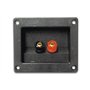 BORNIER POUR ENCEINTE - RECTANGULAIRE - DORE