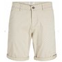 Pantalon court Jack & Jones JPSTBOWIE SHORTS SA PRINTER MID 12230336 Beige