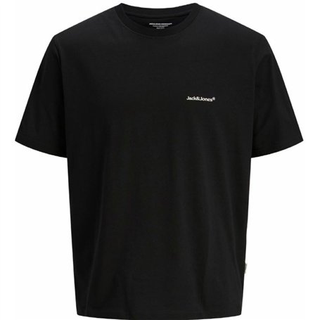T-shirt à manches courtes homme Jack & Jones JORSPLIT BACK TEE 12272996 Noir