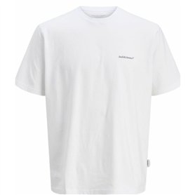 T-shirt à manches courtes homme Jack & Jones JORSPLIT BACK TEE 12272996 Blanc