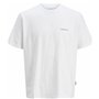 T-shirt à manches courtes homme Jack & Jones JORSPLIT BACK TEE 12272996 Blanc
