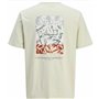 T-shirt à manches courtes homme Jack & Jones JORSPLIT BACK TEE 12272996 Vert