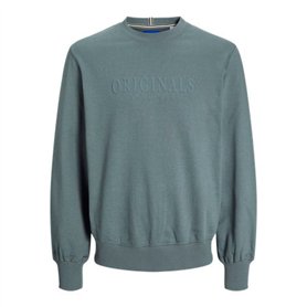 Sweat sans capuche homme Jack & Jones JORFREDERIKSBERG 12265756 Bleu