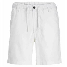 Pantalon court Jack & Jones JPSTJAIDEN CAMPAIGN HYBRIDBONDISHORT SRT 12274968 Blanc