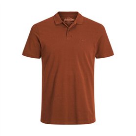 Polo à manches courtes homme Jack & Jones JJEBASIC POLO SS NOS 12136516 Marron