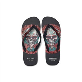 Tongs pour Homme Jack & Jones JFWSKULLS Noir