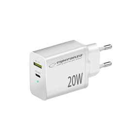 Chargeur mural Esperanza EZC105W Blanc 20 W