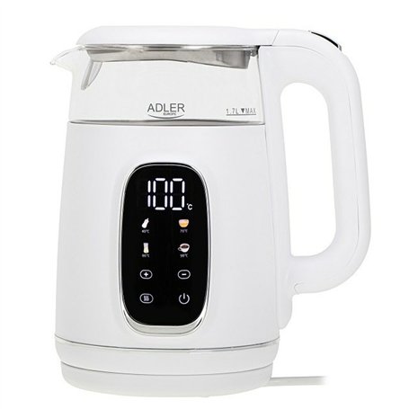Bouilloire Adler AD 1305ws Blanc Argenté 2200 W 1