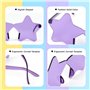 SULOLI 20 Paires Lunettes en Forme de Cœur/Étoile Sans Monture -Lunettes de Fête Mignon-Lunettes de Soleil Couleur de Bonbons po