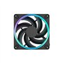 Ventilateur PC - FRACTAL DESIGN - Momentum 14 RGB - FDB - Anneau lumineux ARGB Gen 2 - Contrôle PWM - Noir