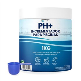 Plantawa pH Plus Piscine 1kg | Correcteur de pH en Poudre pour Piscines et Spas | Régulateur de pH Piscine Automatique | Augment