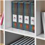 Acrimet Porte-Revues, Support Durable, Organisateur pour Dossiers pour Bureau (Plastique) (Couleur Gris Fumé) (Lot de 2)