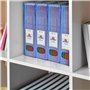 Acrimet Porte-Revues, Support Durable, Organisateur pour Dossiers pour Bureau (Plastique) (Couleur Bleu Transparent) (Lot de 2)