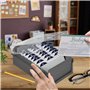 Base en Métal Robuste (Index AZ et un Séparateur Plastique Inclus) (Base Grise av