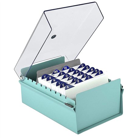 Acrimet Boîte à Fiches Organisateur 4'' x 6’'