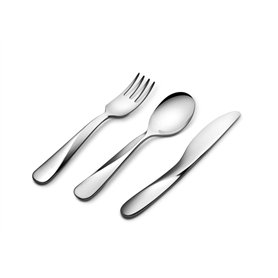 Alessi Giro Kids Collection UNS06S3 - Ensemble de Couverts pour Enfants pour les Premiers Déjeuners Seuls