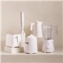 Alessi Plissé MDL09 W - Mixeur Design avec Carafe Graduée, Résine Thermoplastique, Prise Européenne 700W, 1.5l, Blanc