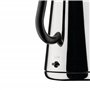 Alessi Toru NE01 B - Bouilloire Électrique Design, en Acier Inoxydable 18-10 et Résine Thermoplastique, Prise Européenne, 2400 W