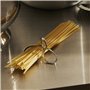 Alessi Pg01 Voile Doseur à Spaghettis en Acier Inoxydable 18/10 Brillant Argenté