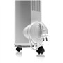 Radiateur bain d'huile - 2500 W - DELONGHI - TRRS1225 - 59,2 x 16 x 65 cm - Blanc