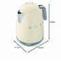 Smeg bouilloire électrique KLF03PGEU pastel vert