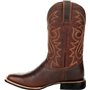 bottes western brodées à bout pointu et talon bloc