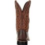 KKPW Bottes de cowboy larges classiques vintage mi-mollet, bottes western brodées à bout pointu et talon bloc