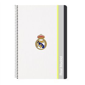 Carnet Real Madrid C.F. Blanc A4 80 Volets