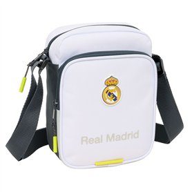 Sac à Bandoulière Real Madrid C.F. Blanc 16 x 22 x 6 cm