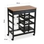 Chariot à légumes Versa BK Bois MDF (37 x 76 x 66 cm)