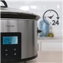 Cecotec Mijoteuse Numérique ChupChup Matic De 5,5 L. 240W, Cuve Céramique, Couvercle Verre, Programmable 24 Heures, Minuteur 20 
