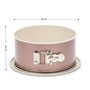 Patisse 2048277 Moule à Charnière avec Bord Haut Céramique 18 cm