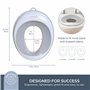 Dreambaby Ensemble siège de toilette et marchepied – Gris