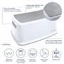 Dreambaby Ensemble siège de toilette et marchepied – Gris