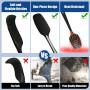 JOOTUEPO 2 Pièces Spatule Silicone, Spatule Cuisine Patisserie, Silicone Résistant à la Chaleur Antiadhésifs Ustensiles à Maryse