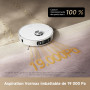 dreame L40 Ultra AE Robot Aspirateur et Serpillière Autonome, 19 000 Pa Aspiration Puissante, Nettoyage Sec/Humide, Dock Tout-en