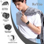 RoYiio Bracelet Silicone pour Largeur Pattes de Montre 20mm, Doux et Confortable, étanche, Bracelet de Remplacement Sport pour H