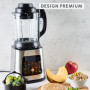 Moulinex Blender chauffant, 1400 W, 10 programmes automatiques, Lames amovibles, Fonction nettoyage en profondeur, Panier vapeur