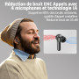 JBMI Ecouteurs Bluetooth sans Fil, Écouteurs sans Fil Bluetooth 5.3, 4 Micro ENC Anti Bruit, Basses Puissantes, 60H de Lecture, 
