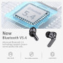 Ecouteurs Bluetooth Sans Fil, Écouteurs Bluetooth 5.3 Hi-FI Stéréo avec 4 ENC Réduction Antibruit Mic, 40H Casque Sans Fil avec 