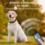 Collier de Dressage pour Chiens, IHPUKIDI Collier Électrique Chien avec, 3 Mode de Formation Bip Vibration Choc, Portée de 1000m