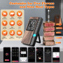 Thermomètre Cuisine, Apkezel Thermometre Viande avec Application, Meat Thermometer Étanche IP67 Sans Fil Avec Doubles Sondes, So