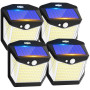 Vanranger Lampe Solaire Exterieur Détecteur Mouvement - 248 LED Lumiere Solaire Exterieur IP65 Etanche éclairage 270° Sécurité s