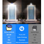 Vanranger Lampe Solaire Exterieur Détecteur Mouvement - 248 LED Lumiere Solaire Exterieur IP65 Etanche éclairage 270° Sécurité s