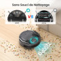 Lefant Aspirateur Robot, Mince Silencieux Connecté WiFi/Bluetooth/Alexa/App, 6 Modes de Nettoyage, Auto-Charge, 120min d'Autonom