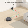 Lefant Aspirateur Robot, Mince Silencieux Connecté WiFi/Bluetooth/Alexa/App, 6 Modes de Nettoyage, Auto-Charge, 120min d'Autonom